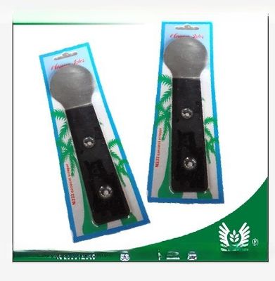 Mejora tu juego de raspado con el raspador de coco de acero al carbono 45