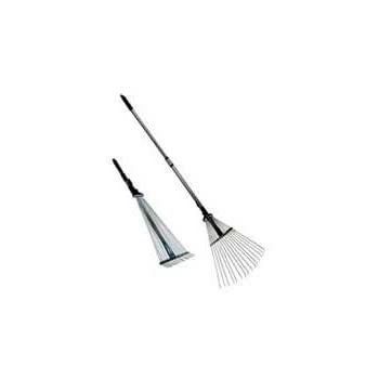 Galvanizado 58.3 pulgadas herramienta de palanca de metal ajustable para el cuidado y mantenimiento de hojas de césped jardín