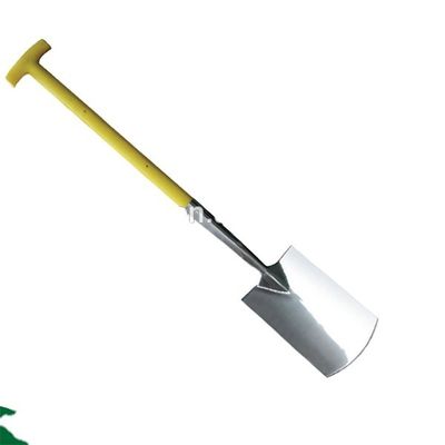 La pala de campamento verde Wantok herramientas de acero inoxidable La pala con el mango de fibra de vidrio y la empuñadura