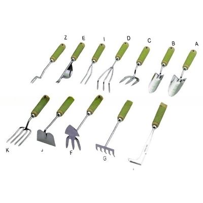SET de herramientas de jardín de acero inoxidable 12 herramientas imprescindibles para la jardinería
