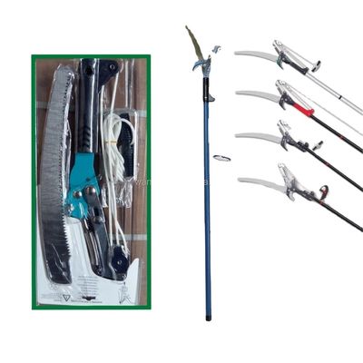 Pruners de árboles de polo de 2.8M con mango de metal telescópico y acabado de cromo