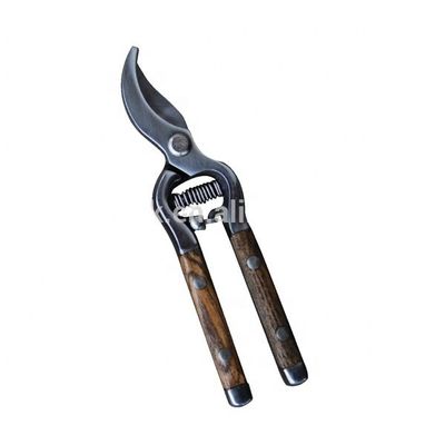 Pruner de derivación de acero inoxidable con manija de madera de acabado de espejo de calidad pulida DIY