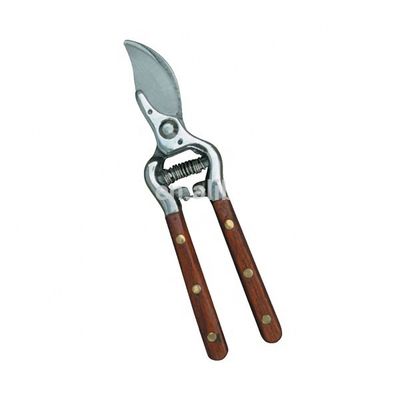 Pruner de derivación de acero inoxidable con manija de madera de acabado de espejo de calidad pulida DIY