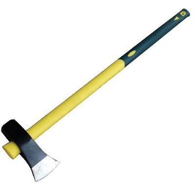 Acero de alto carbono A621WHD hacha de división forjada con mango de recubrimiento de plástico largo