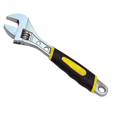 Llave regulable de manija de caucho métrico con forja de caída para personalización y soporte OEM