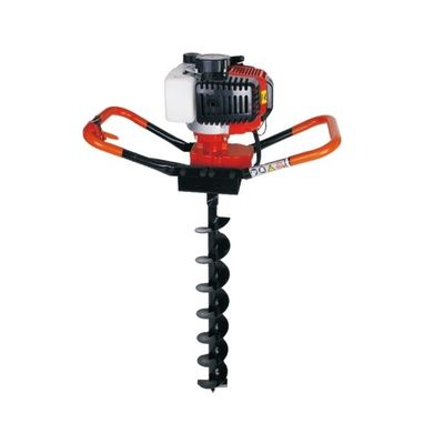 Potente taladro de tierra de gasolina con una velocidad de marcha lenta de 3000 ± 200 rpm y un motor 1E44F-5 duradero