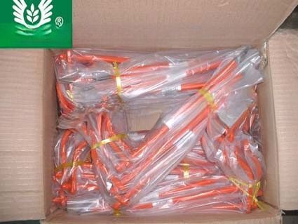 Herramienta de construcción Mason Mud Pin en verde con acabado de barniz de horneado y color personalizado